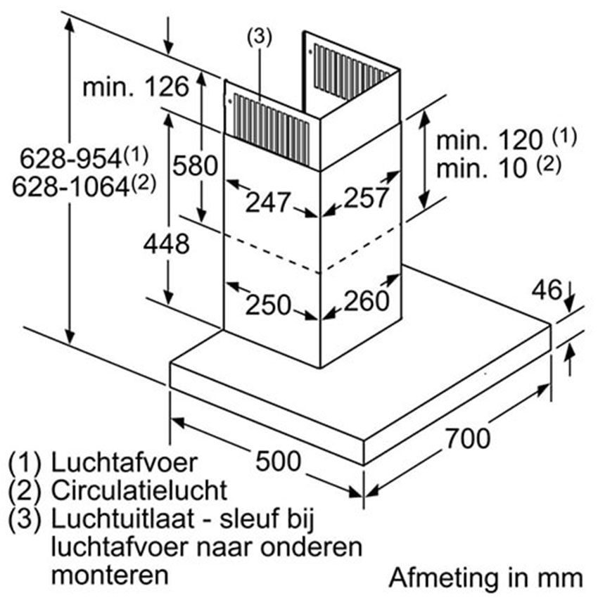 Máy hút mùi Bosch DWB77CM50 - Hàng chính hãng