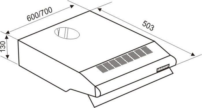 Máy hút mùi Faster FS-0860S - Hàng chính hãng