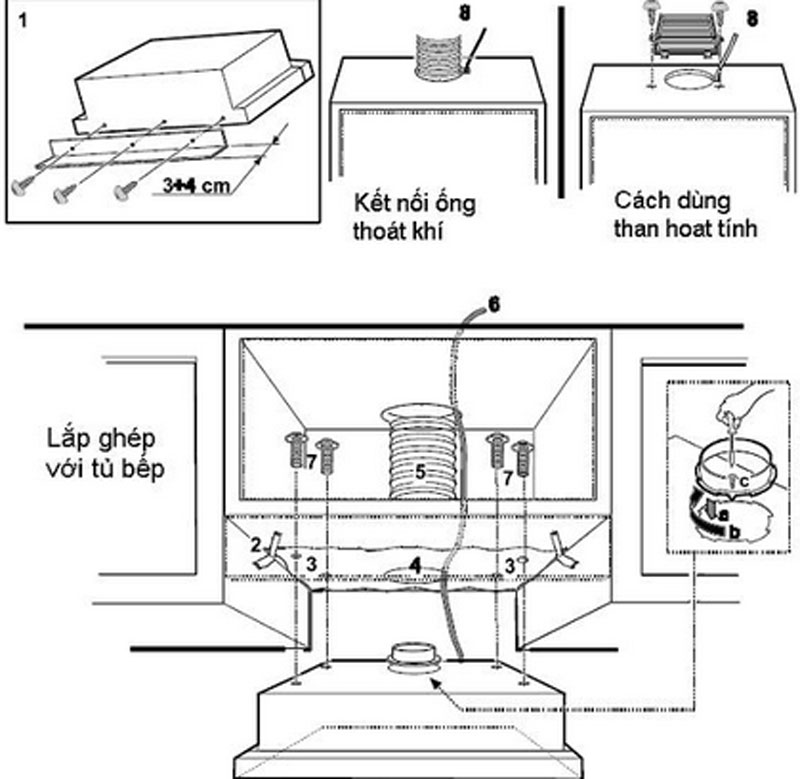 Máy hút mùi Kaff KF-FL70RH - Hàng chính hãng