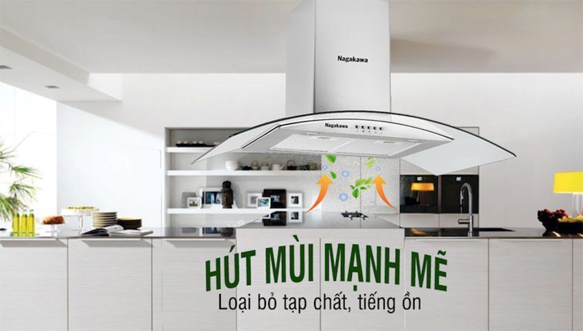 Máy hút mùi Nagakawa NAG1851-90C  - Hàng chính hãng