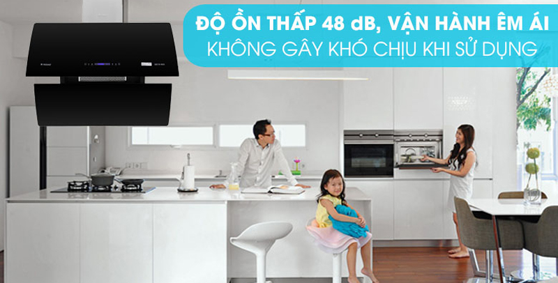 Máy hút mùi kính vát Pramie DE22-700 - Hàng chính hãng