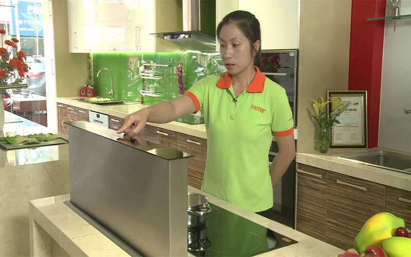 Máy hút mùi âm kệ Faster FS-90HFB - Hàng chính hãng