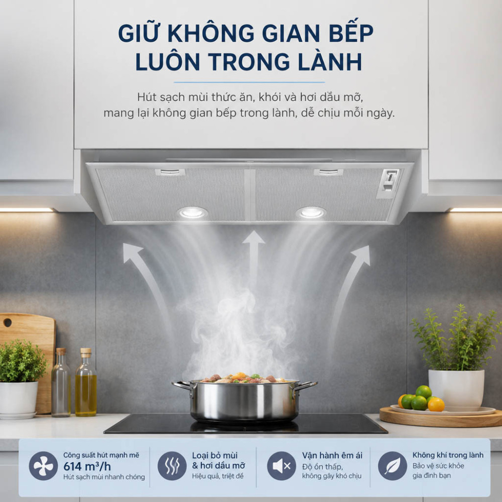 Máy hút mùi âm tủ Bosch DHL755BM - Hàng chính hãng