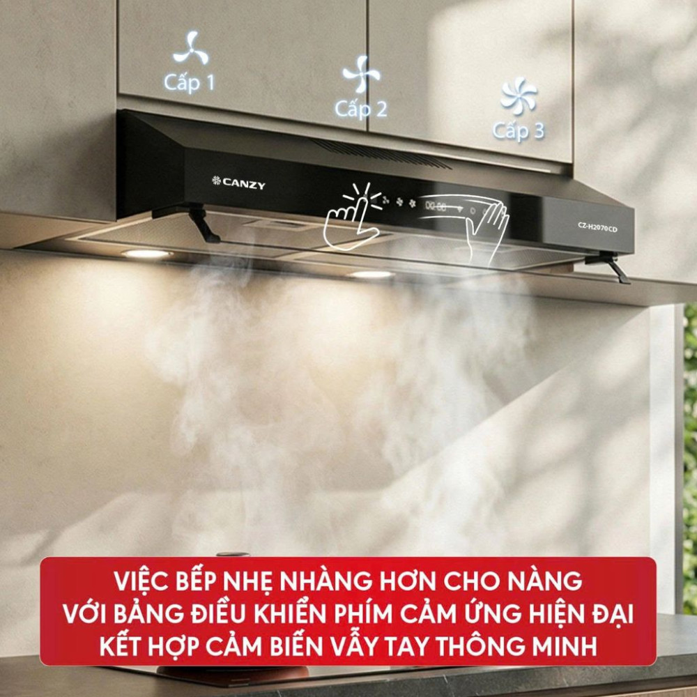Máy hút mùi âm tủ Canzy CZ-H2060CD - Hàng chính hãng
