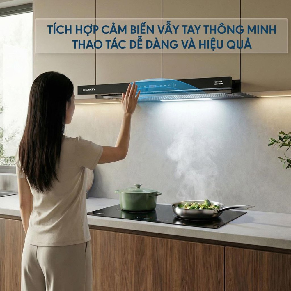 Máy hút mùi âm tủ Canzy CZ-H2060CD - Hàng chính hãng