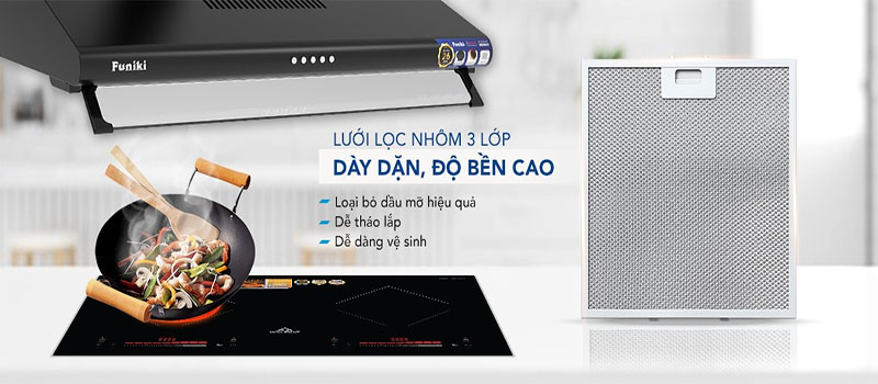 Máy hút mùi Funiki HKH9638 - Hàng chính hãng