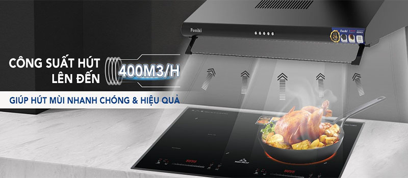 Máy hút mùi Funiki HKH9638 - Hàng chính hãng