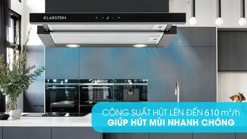 Máy hút mùi âm tủ Klarstein Vinea Unterbau  - Hàng chính hãng