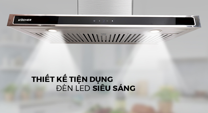 Máy hút mùi chữ T Kocher K-225D - Hàng chính hãng