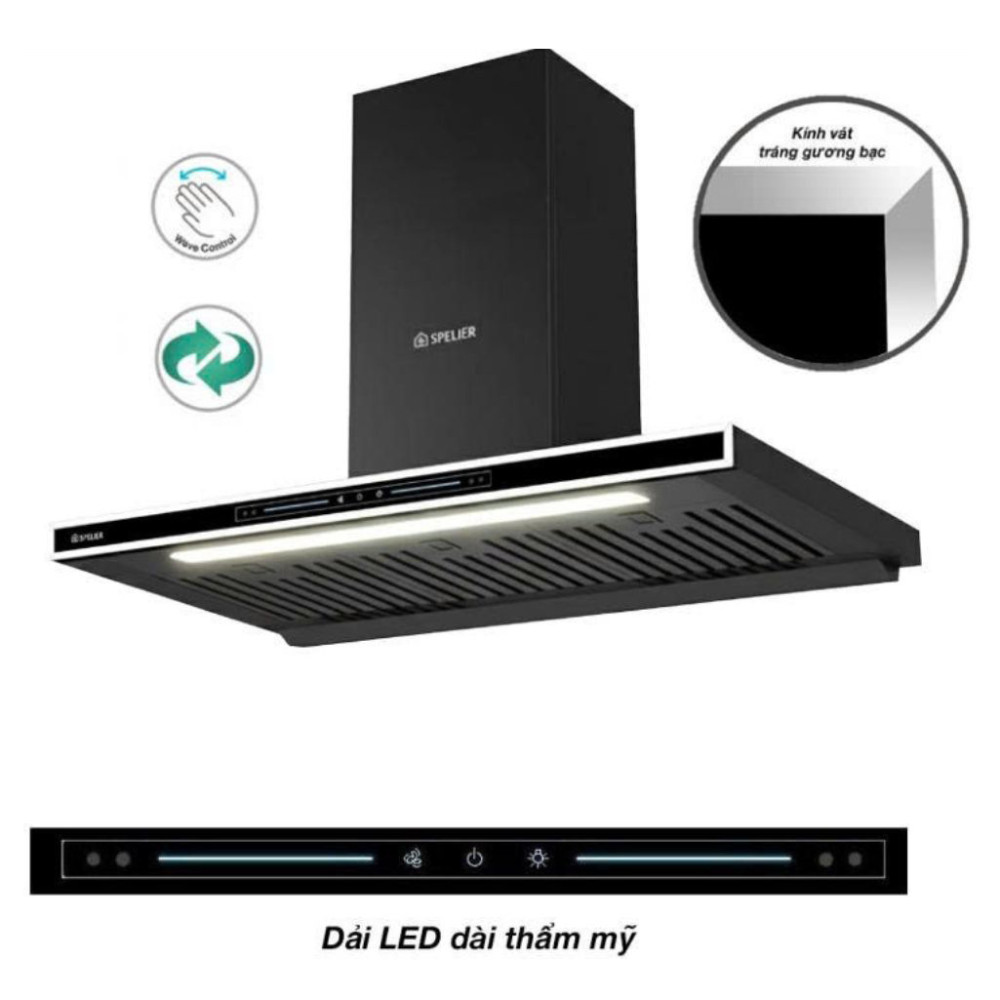 Máy hút mùi chữ T Spelier SP 109 HC LUX - Hàng chính hãng