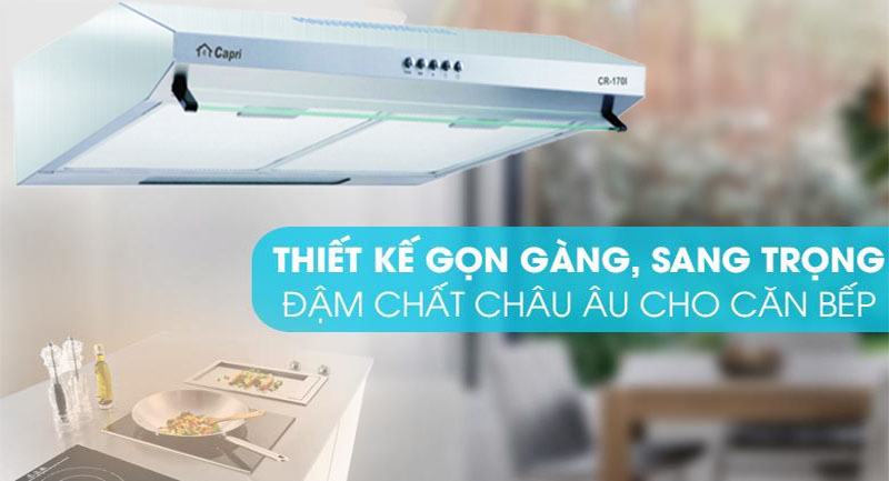Máy hút mùi cổ điển Capri CR-170I - Hàng chính hãng