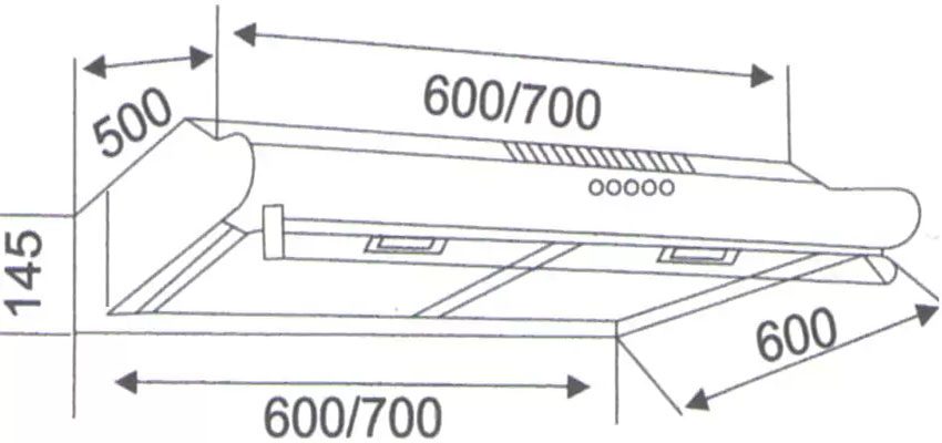 Máy hút mùi cổ điển Giovani G-705H - Hàng chính hãng