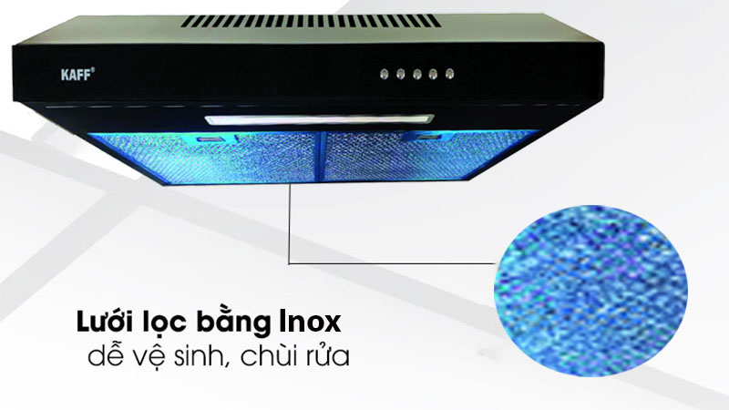 Máy hút mùi cổ điển Kaff KF-SL60KB - Hàng chính hãng