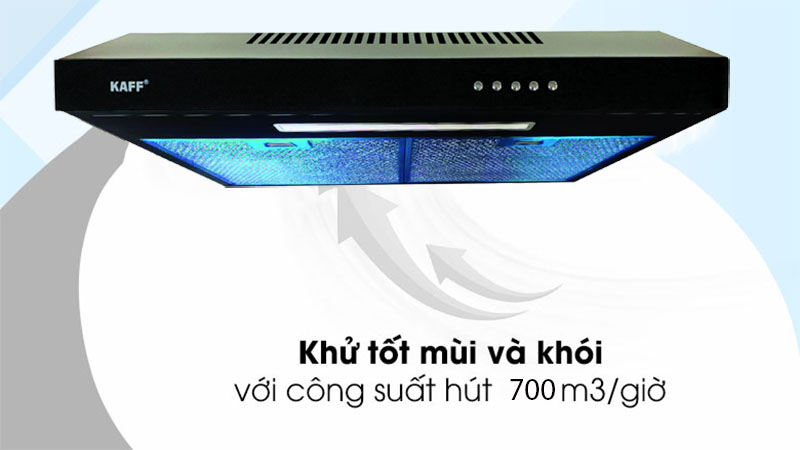Máy hút mùi cổ điển Kaff KF-SL60KB - Hàng chính hãng