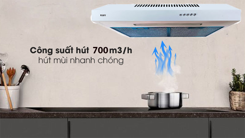 Máy hút mùi cổ điển Kaff KF-SL70KW - Hàng chính hãng