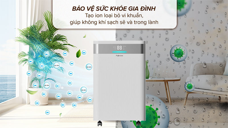 Máy hút ẩm Fujihome DH30NW - Hàng chính hãng