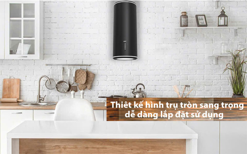Máy hút mùi đảo Kaff KF-WL2038B - Hàng chính hãng
