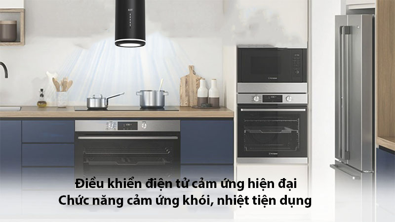 Máy hút mùi đảo Kaff KF-WL2038B - Hàng chính hãng