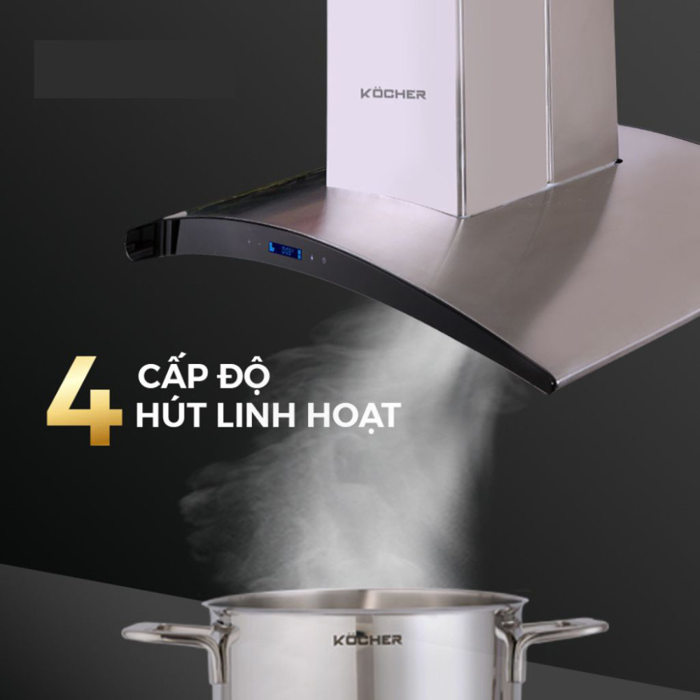 Máy hút mùi đảo Kocher Serena CXW-188CRV - Hàng chính hãng