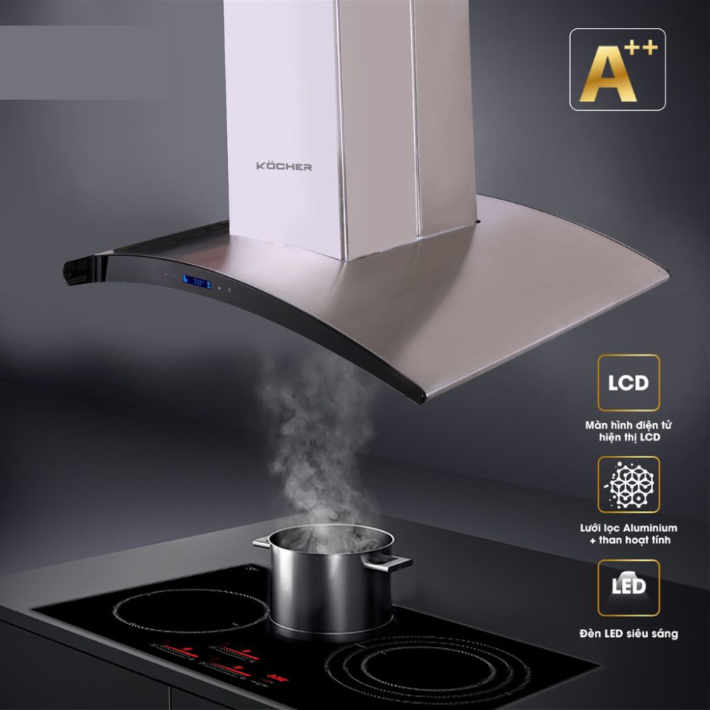 Máy hút mùi đảo Kocher Serena CXW-188CRV - Hàng chính hãng
