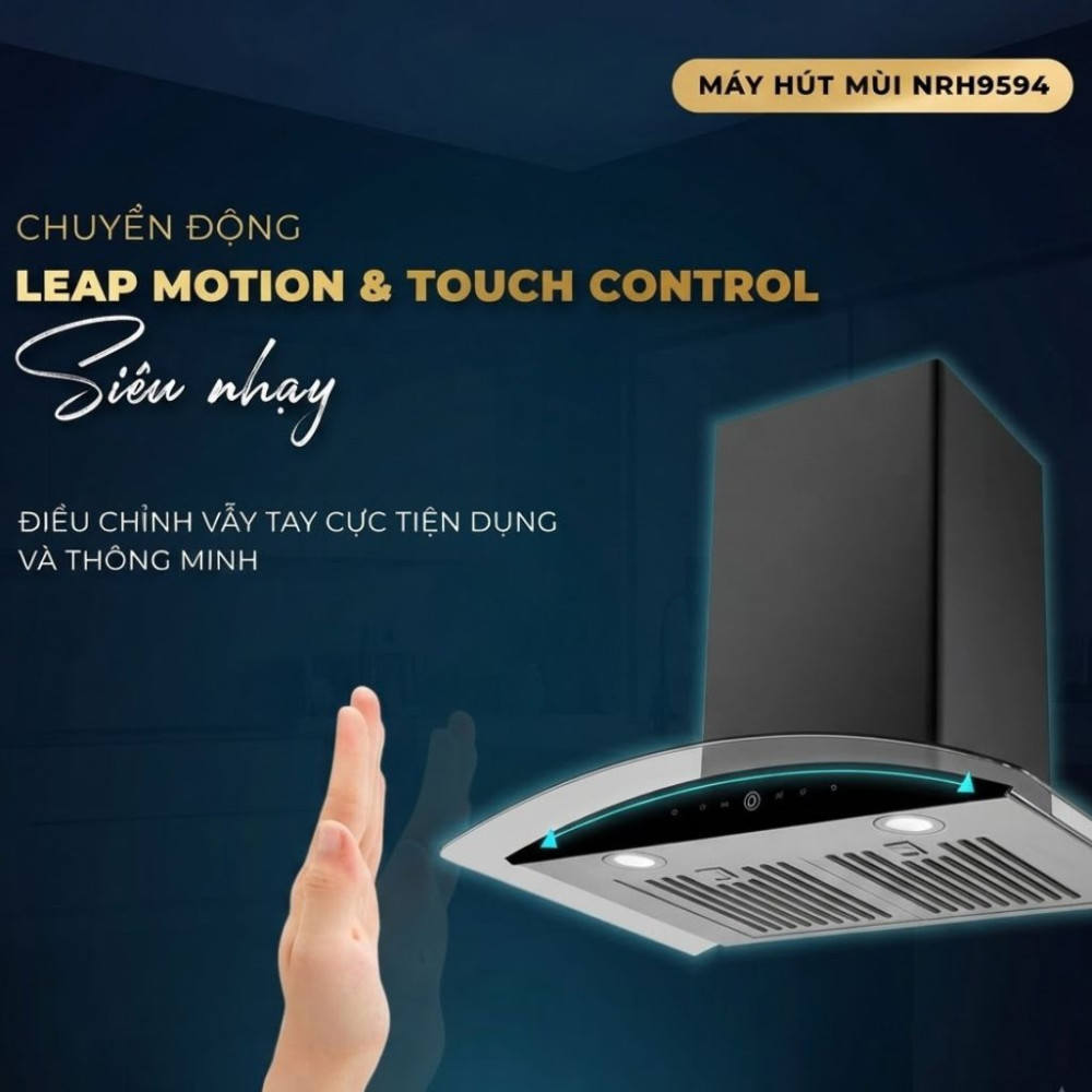 Máy hút mùi kính cong 70cm Nagakawa NRH9594 - Hàng chính hãng
