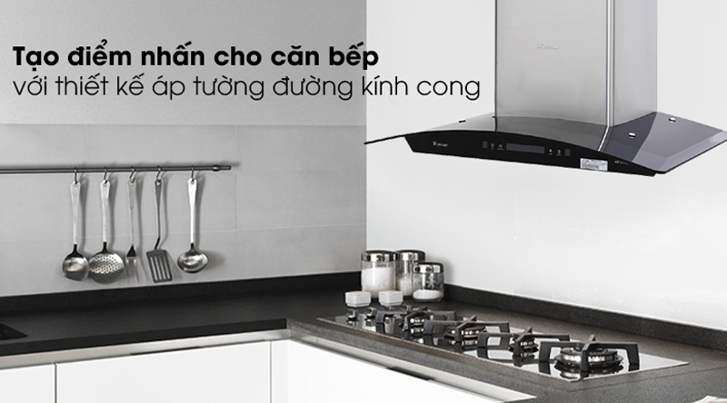Máy hút mùi kính cong Pramie AC17-700 - Hàng chính hãng