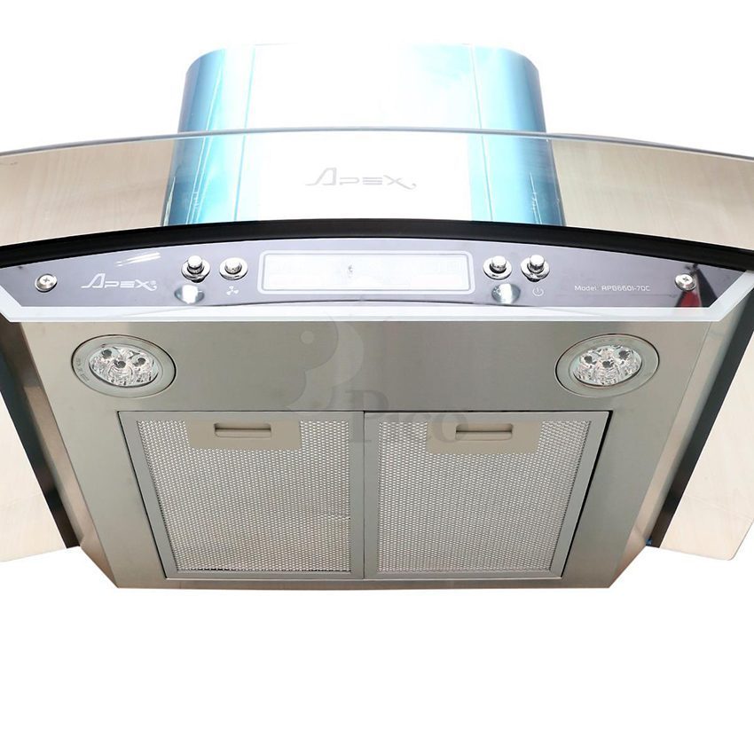 Máy hút mùi kính cong Sunhouse Apex APB6601-90C - Hàng chính hãng