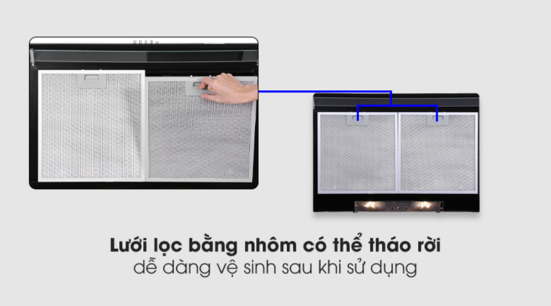Máy hút mùi âm tủ Pramie ALH-700 - Hàng chính hãng