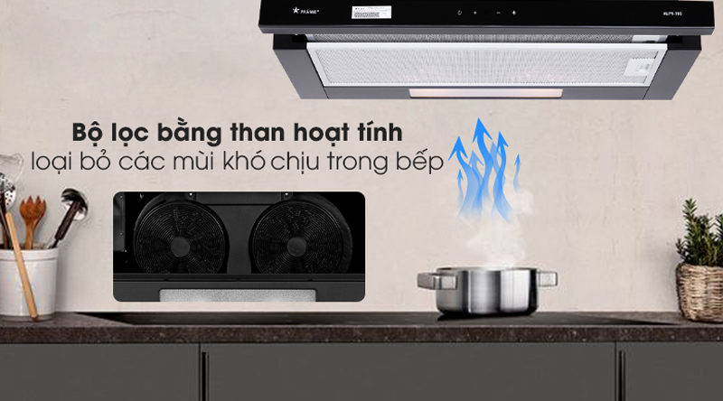 Máy hút mùi âm tủ Pramie ALP9-700 - Hàng chính hãng