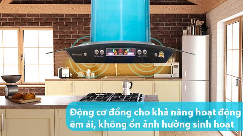 Máy hút mùi tum kính Apechome APH-HP003 - Hàng chính hãng