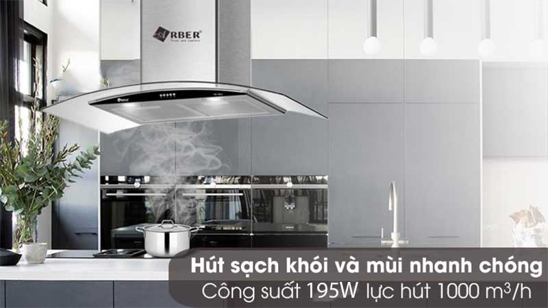 Máy hút mùi tum kính Arber AB-TM02-9 - Hàng chính hãng