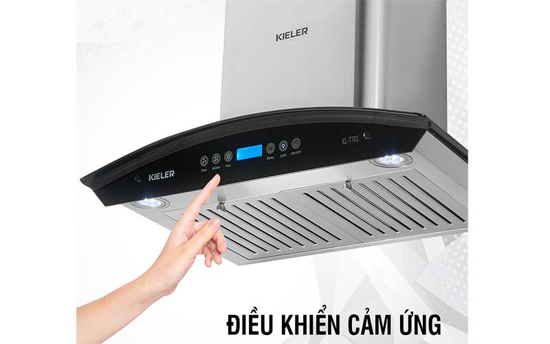 Máy hút mùi tum kính Kieler KL-T701 - Hàng chính hãng