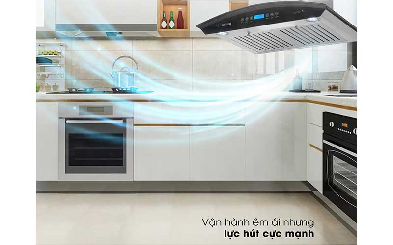 Máy hút mùi tum kính Kieler KL-T701 - Hàng chính hãng