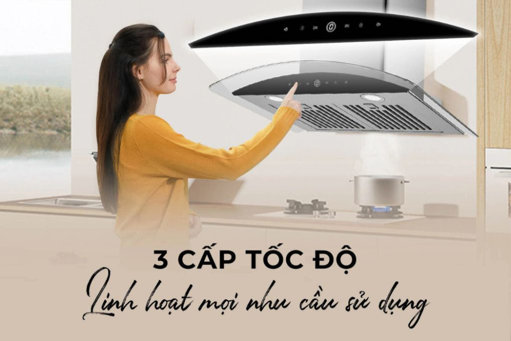 Máy hút mùi áp tường Nagakawa NRH9593 - Hàng chính hãng
