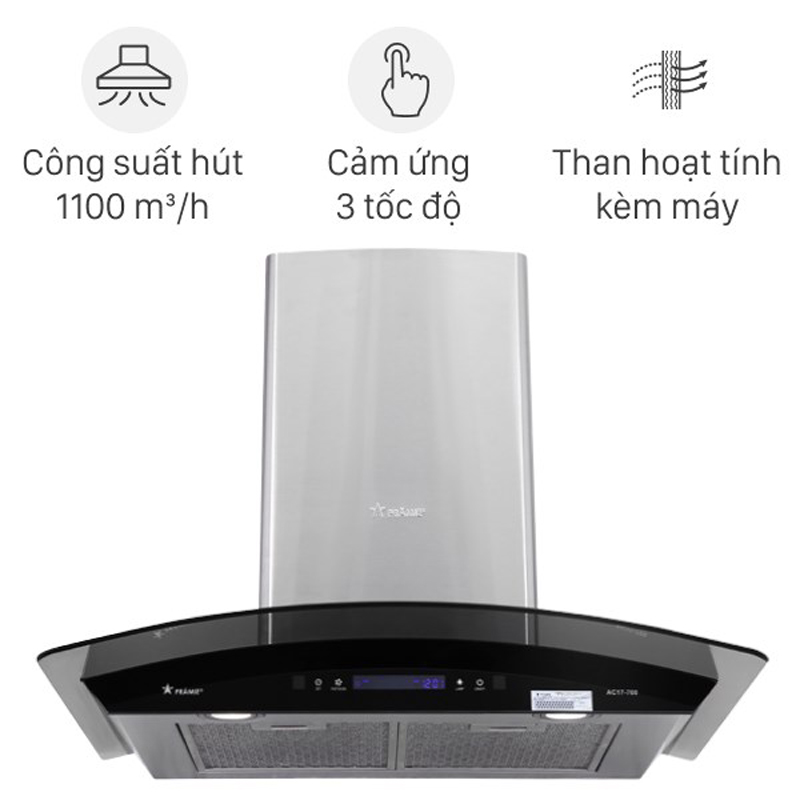 Máy hút mùi áp tường Nagakawa NKCH02M70   - Hàng chính hãng
