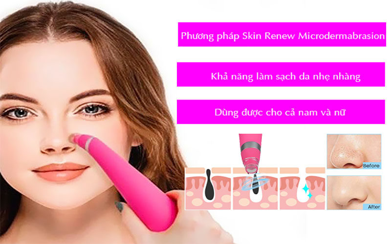 Máy hút mụn và tẩy da chết Rio DRMA3 - Hàng chính hãng