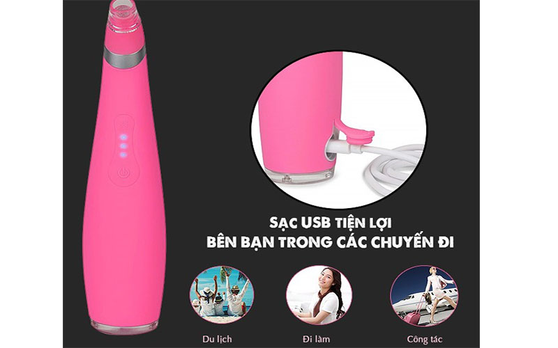 Máy hút mụn và tẩy da chết Rio DRMA3 - Hàng chính hãng