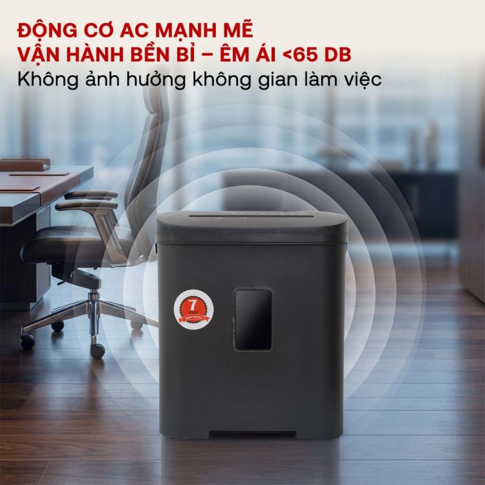 Máy hủy tài liệu Silicon PS-1012C - Hàng chính hãng