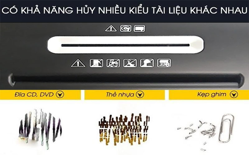 Máy hủy tài liệu LBA H-8CD - Hàng chính hãng