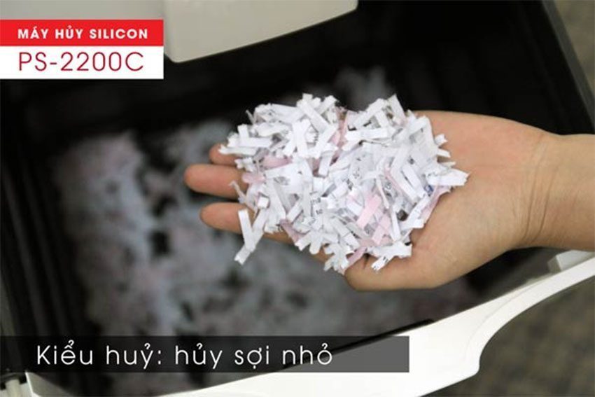 Máy hủy tài liệu Silicon PS-2200C - Hàng chính hãng