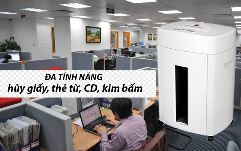 Máy hủy tài liệu Ziba PC-413CD - Hàng chính hãng