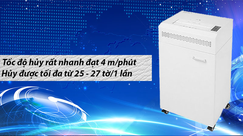 Máy hủy tài liệu Ziba PC-PRO-24 - Hàng chính hãng