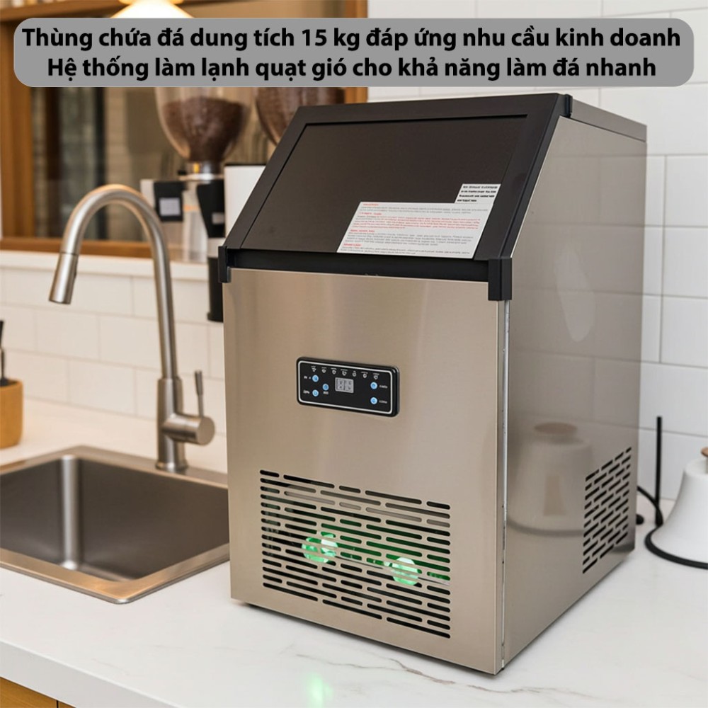 Máy làm đá viên CVSA SK-48F - Hàng chính hãng