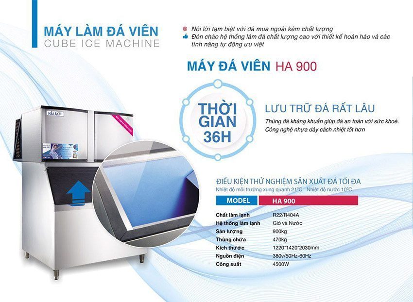 Máy làm đá viên Hải Âu HA-900 - Hàng chính hãng