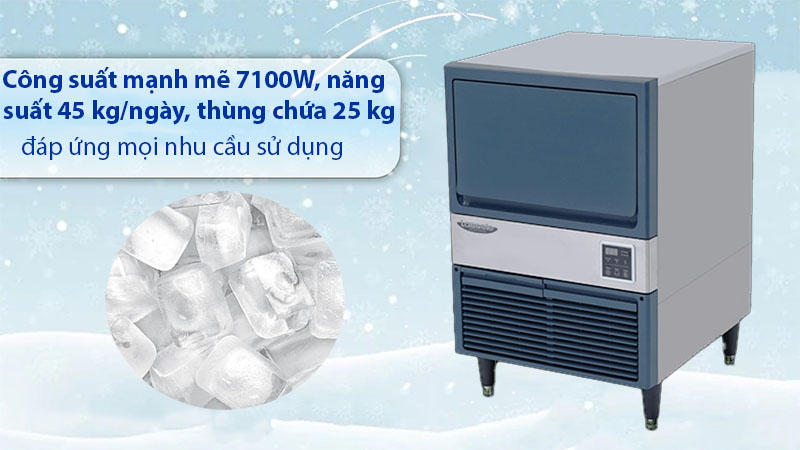 Máy làm đá viên Lassele LUI-100A - Hàng chính hãng