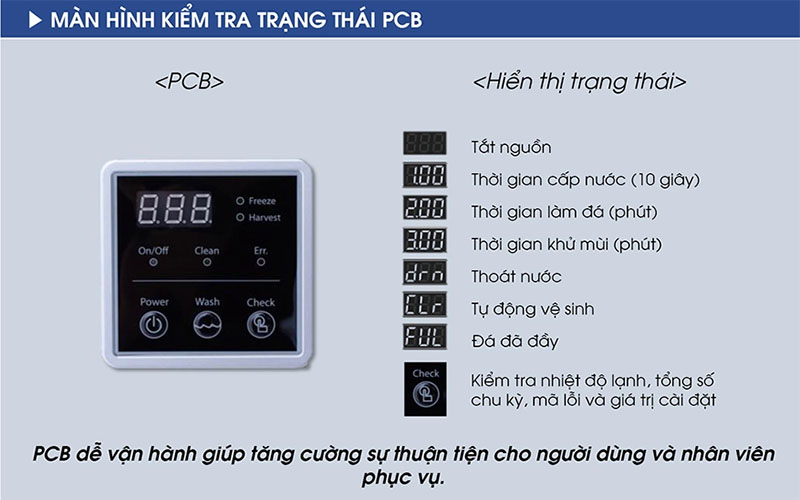Máy làm đá viên Lassele LUI-150A - Hàng chính hãng