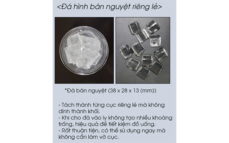 Máy làm đá viên Lassele LUI-150A - Hàng chính hãng