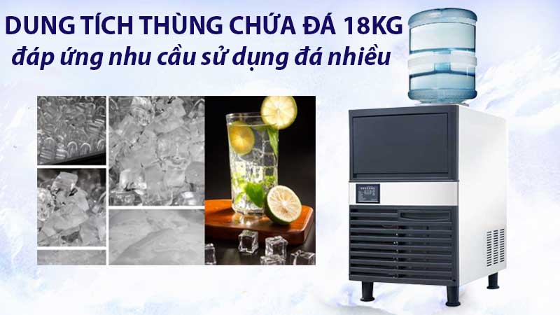 Máy làm đá viên công nghiệp Snooker SK-120PT - Hàng chính hãng