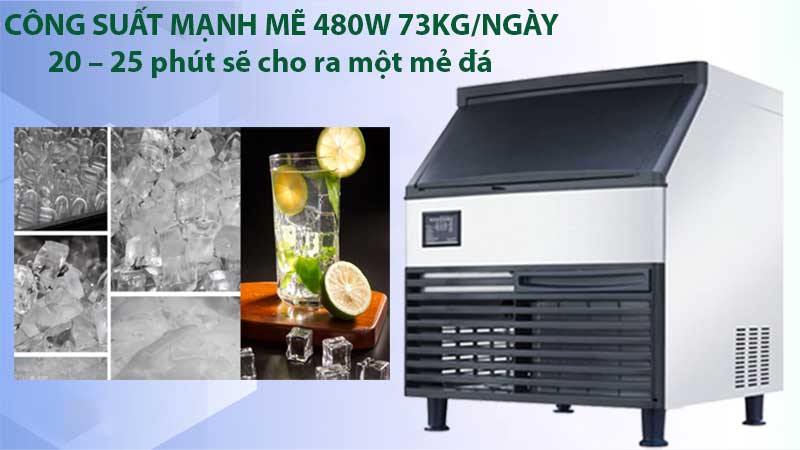Máy làm đá viên công nghiệp Snooker SK-160P - Hàng chính hãng