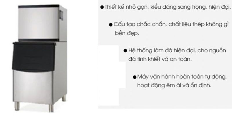Máy làm đá viên Fujiair FR460 - Hàng chính hãng